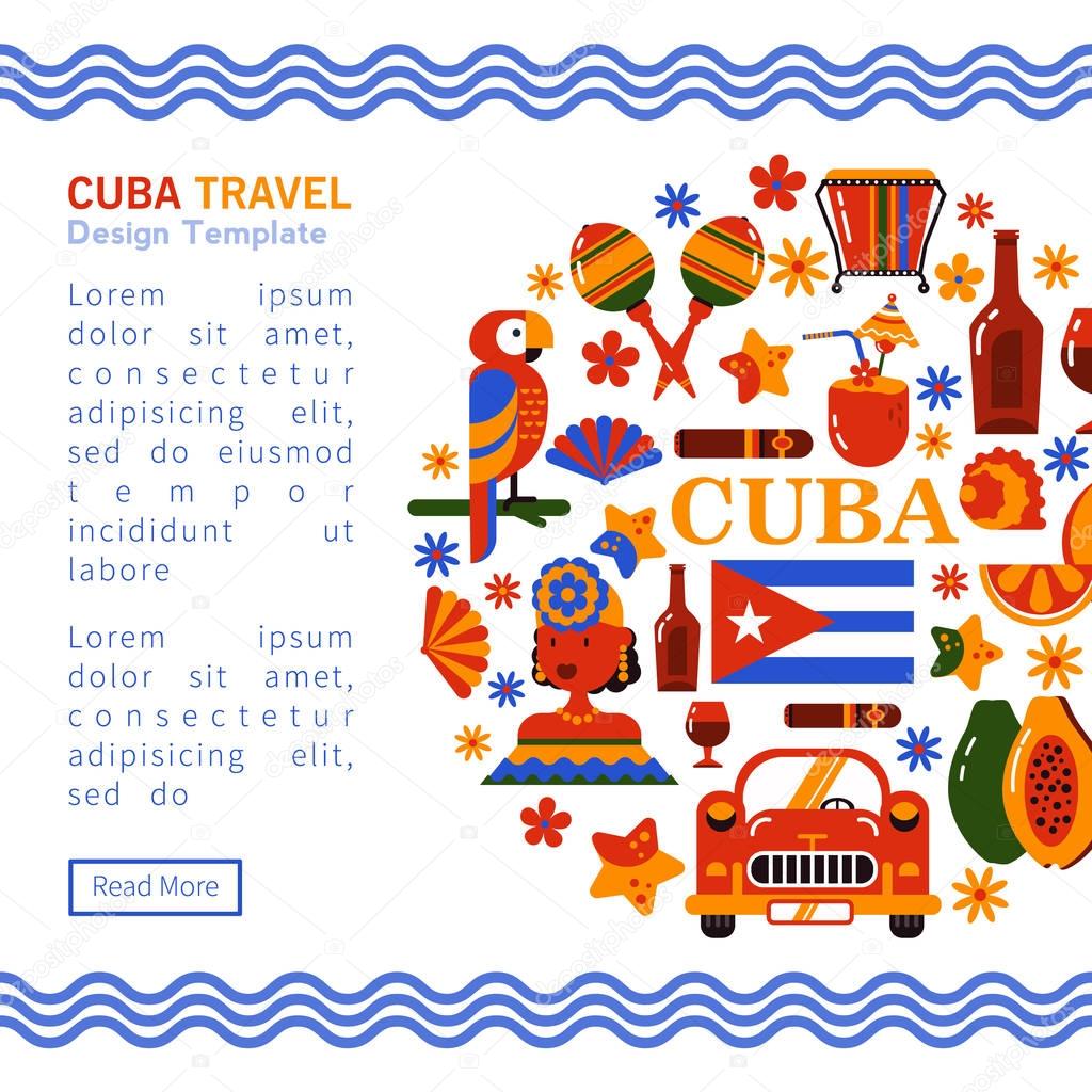 Travel banner Cuba Havana