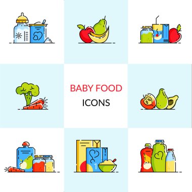 Sağlıklı çocuk yemeklerini doğrusal olarak ayarla.