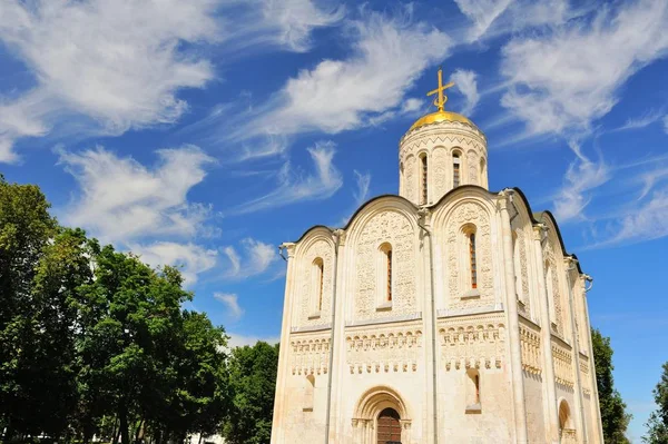 Catedral Demetrio Catedral San Demetrio Vladimir Rusia Patrimonio Humanidad Unesco —  Fotos de Stock