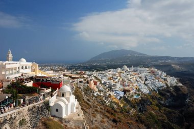 santorini Adası Köyü 