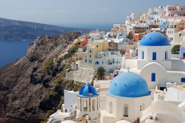 santorini Adası Oia Köyü  