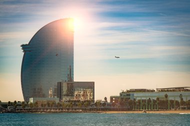 Barcelona modern binada. W otel