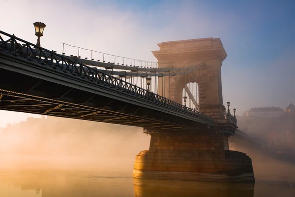 Puente de la cadena Budapest — Foto de Stock