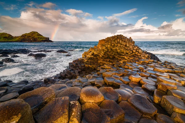 Giants Causeway sunrise — Stock Photo, Image