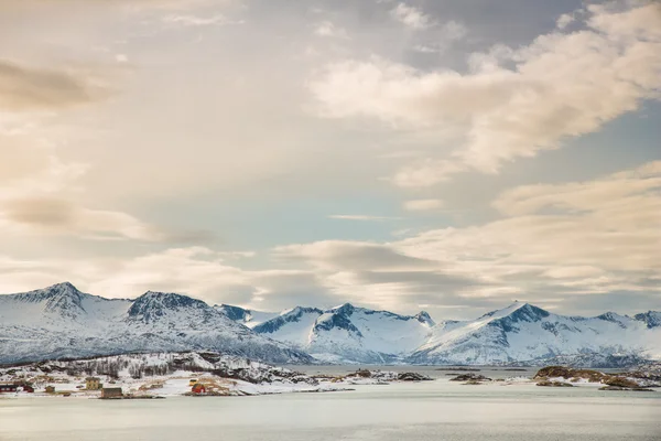 Winterlandschap in Noorwegen — Stockfoto