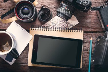 Fotoğrafçının tablet