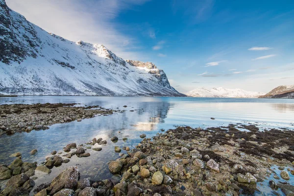 Téli hegyek Norvégiában — Stock Fotó