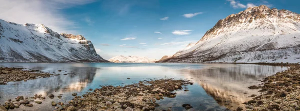 ノルウェーの冬の山 — ストック写真