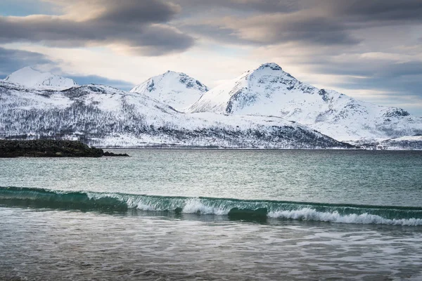 Зимові гори в Норвегії — стокове фото