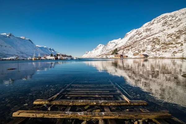 Νορβηγία βουνά το χειμώνα — Φωτογραφία Αρχείου