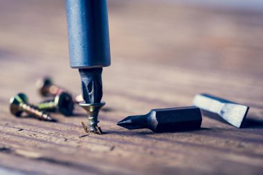 bir tornavida ile vida