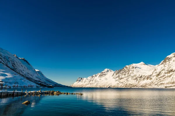 Скандинавія взимку — стокове фото