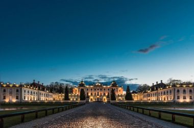 Evening time by Branicki Palace clipart