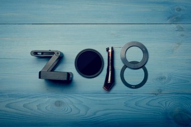 Yeni 2018 yıl basamak