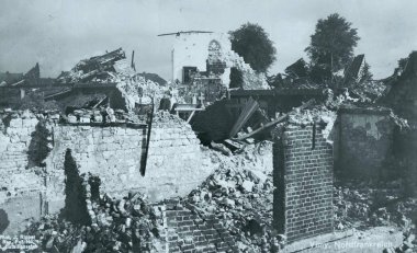 Kabuklu Vimi'den, Kuzey Fransa kalıntıları görünümünü