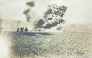 Alev makinesi görünümünü alanlardaki eğitim birlikleri