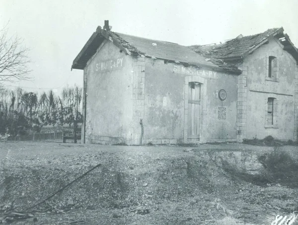 Vista Del Pequeño Edificio Sainte Marie — Foto de Stock