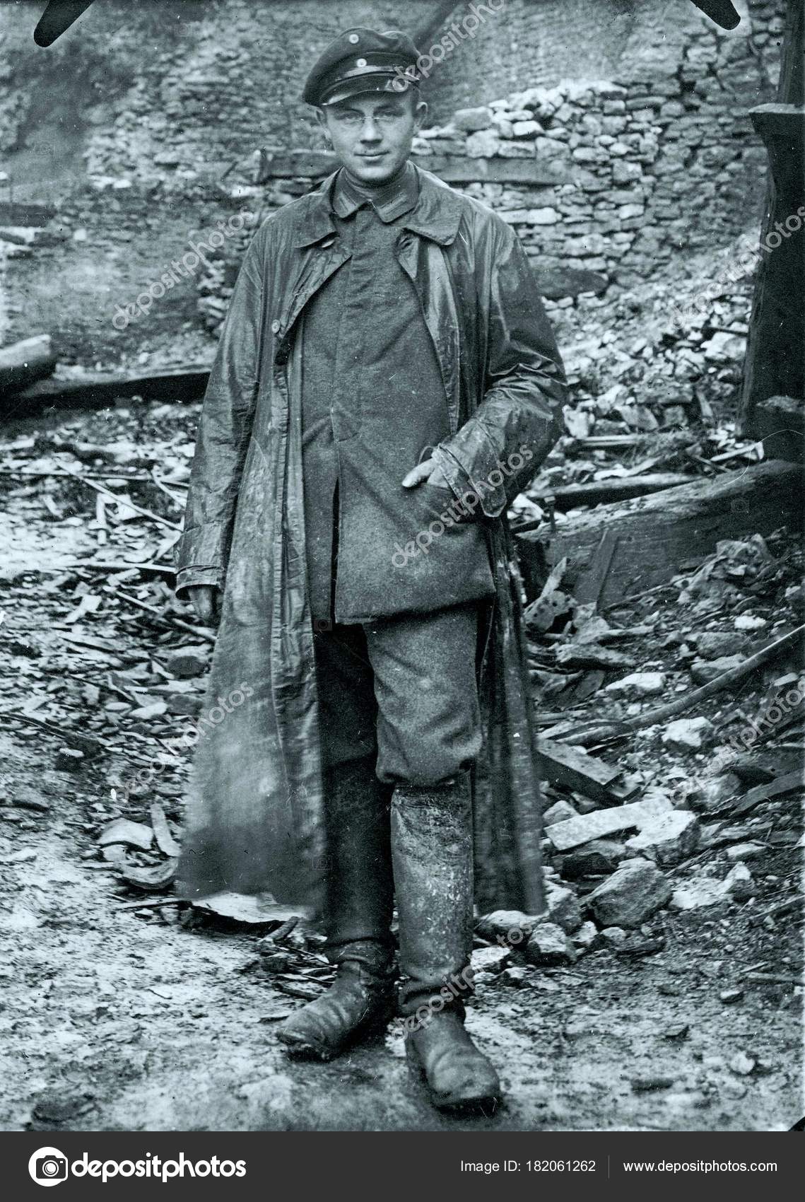 nazi officer trench coat