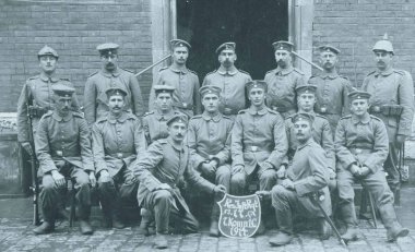 Grup yedek Piyade Alayı No.17 Alman asker
