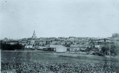 Küçük Alman şehrin panoramik görünüm