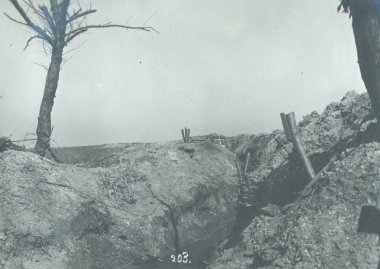 Boş yakalanan hendek çizgi görünümü