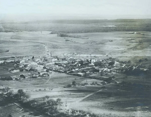Panoramautsikt Landsbyen Dalen – stockfoto