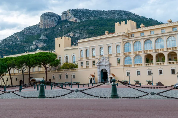 Monaco 5 DEC 2019 Palácio do príncipe de Mônaco — Fotografia de Stock