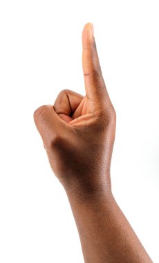 Parmak kadar işaret etti