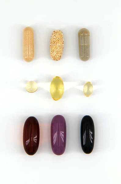 Pills Top View — Stock Photo, Image