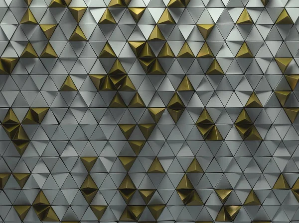Pared Abstracta Con Patrón Triángulos Material Blanco Texturizado Alta Calidad — Foto de Stock