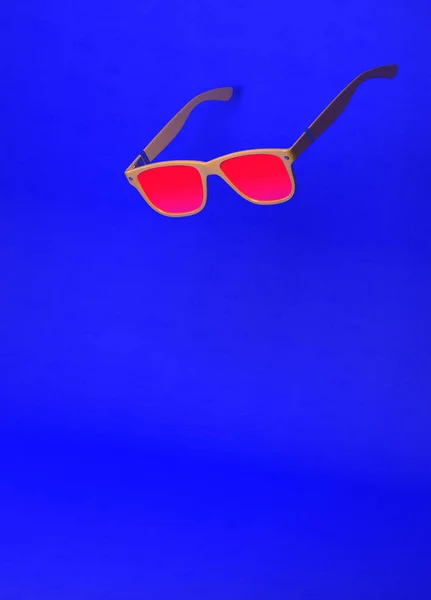 Representación Abstracta Gafas Sol Colores Concepto Verano Caliente Fiesta Visión — Foto de Stock