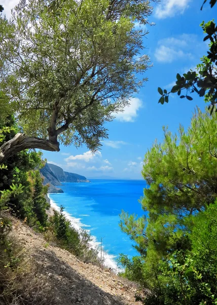 Острові Лефкас, Греція, Efgremi пляж — стокове фото