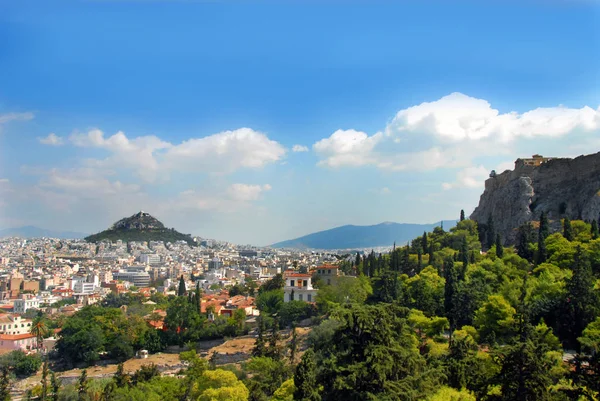 Lycabettus view in Athens — Stock Photo, Image