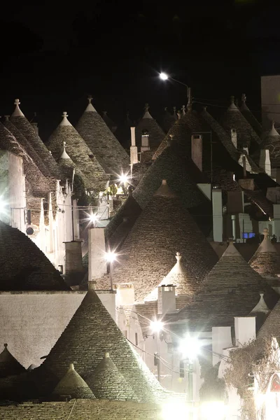 Trulli at night — Stock Photo, Image