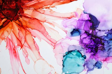 Alkol mürekkebi soyut dokusu