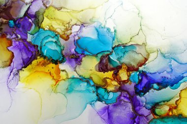 Alkol mürekkebi soyut dokusu