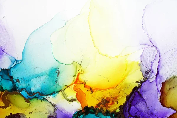 Alcohol ink abstract texture — ストック写真