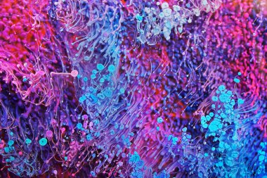 Epoksi Resin Petri Çanak Sanat Makro Fotoğrafı