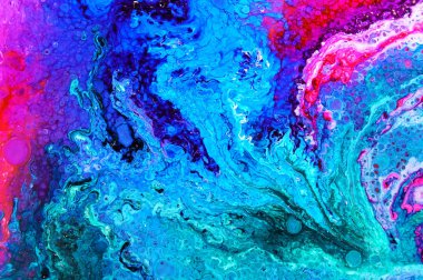 Epoksi Resin Petri Çanak Sanat Makro Fotoğrafı