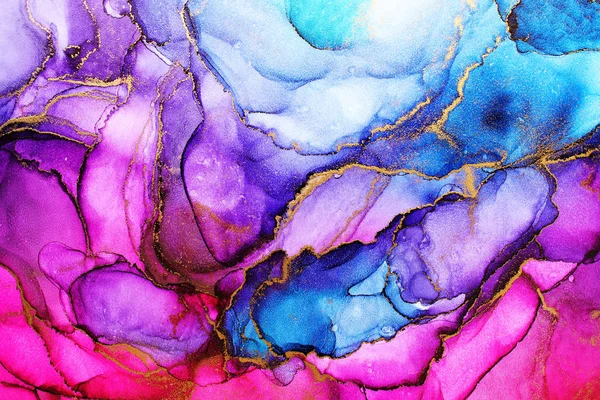 Alcohol ink abstract texture — Stock Photo, Image