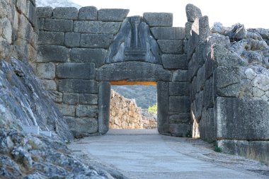 The Lion Gate is an imposing building and is the main entrance of ancient Mycenae