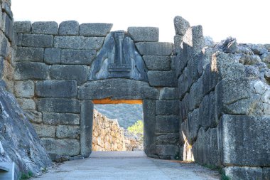 The Lion Gate is an imposing building and is the main entrance of ancient Mycenae
