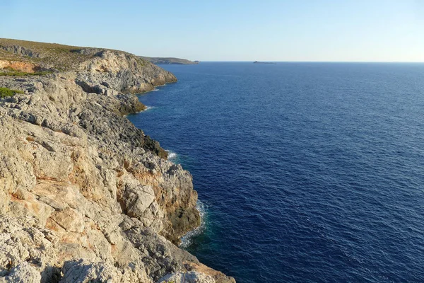 Bela paisagem da costa ocidental de Kythira — Fotografia de Stock