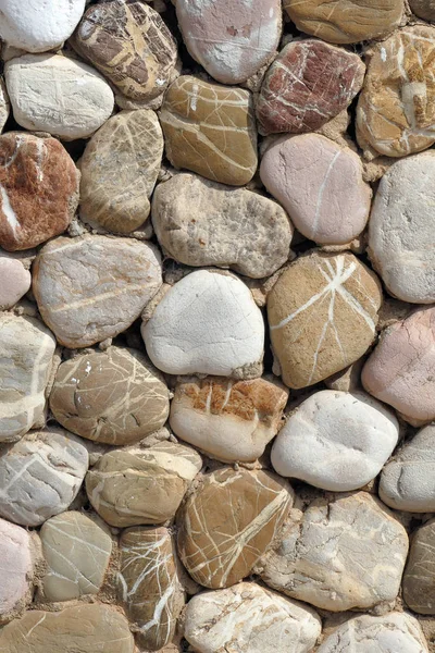 Parede de uma casa feita de pedras — Fotografia de Stock