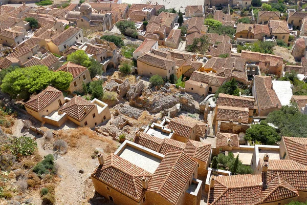 Monemvasia kalesinden panoramik manzara — Stok fotoğraf
