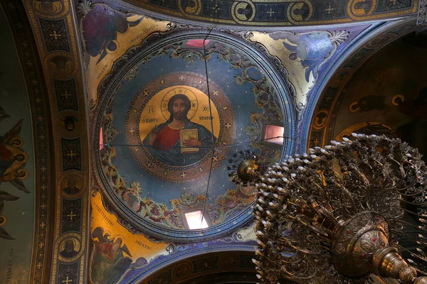 View of the interior of the Church of Ayios Georgios — 스톡 사진