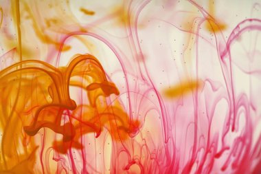 su soyut dokusunda akrilik mürekkep