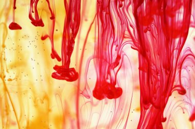 su soyut dokusunda akrilik mürekkep