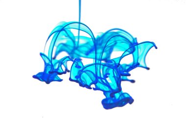 su soyut dokusunda akrilik mürekkep