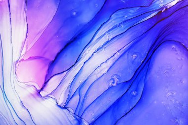 Alkol mürekkebi soyut arkaplan, makro fotoğraf